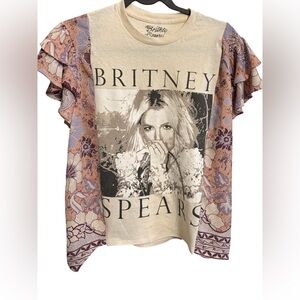 Britney Spears Boho Rocktop